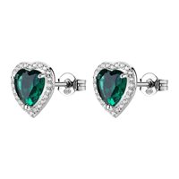 Orecchini Brosway Donna FANCY LIFE GREEN in Argento Cubic Zirconia FLG146